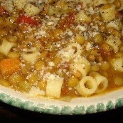 Lentil Soup With Ditalini (Aka, New Year's Soup) recipe