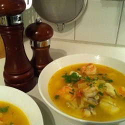 Saffron Seafood Soup recipe