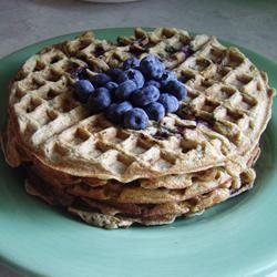 Blueberry Flavored Waffles recipe