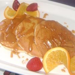 Creamy Peanut Butter Pancakes recipe