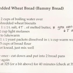 Shredded Cereal Bread recipe