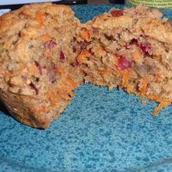 Carrot and Cranberry Muffins recipe