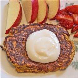 Savory Butternut Squash Pancakes recipe