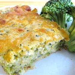 Broccoli Corn Bread with Cheese recipe