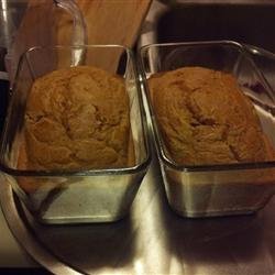 Raisin Pumpkin Bread Gluten Free recipe