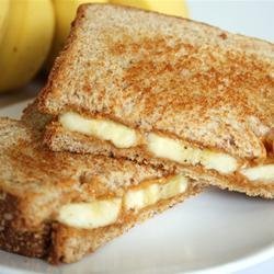 Grilled Peanut Butter and Banana Sandwich recipe