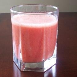 Mongolian Strawberry-Orange Juice Smoothie recipe