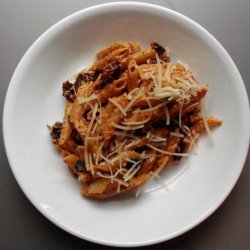 Penne With Sun-Dried Tomatoes and Goat Cheese recipe