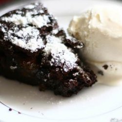 Simple Flourless Chocolate and Chestnut Truffle Cake With Fresh recipe