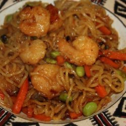 Fireworks Shrimp and Noodles recipe