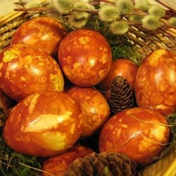 Amber-Like Easter Eggs recipe