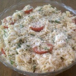Caprese Orzo Salad recipe