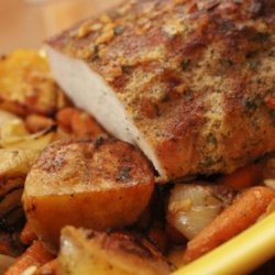 Incredible Boneless Pork Roast With Vegetables recipe