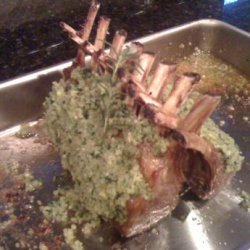 Roast Rack of Lamb With Herb Crust recipe