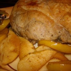 Roast Pork With Apple Mustard Glaze recipe
