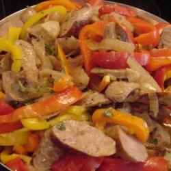Linda's Fantabulous Italian Sausage and Peppers for a Crowd recipe