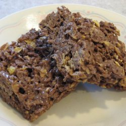 Chocolate Peanut Butter Cereal Treats recipe