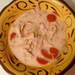 World's Best Easy Creamy Chicken Noodle Soup recipe