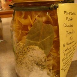 Chicken Broth, Noodles & Vegetables in a Jar recipe
