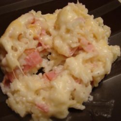 Baked Ham and Cheese Rice Casserole recipe