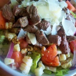 Balsamic Steak and Romano Salad recipe