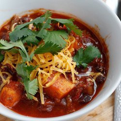 Black Bean and Sweet Potato Chili recipe