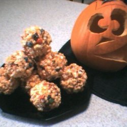 Halloween Popcorn Balls recipe