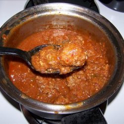 Super Spicy Garlic Meatballs recipe