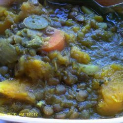 Moroccan Lentil and Pumpkin Soup  Crockpot recipe
