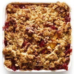 Apple-Raspberry Crumble with Oat-Walnut Topping (Food Network Kitchens) recipe
