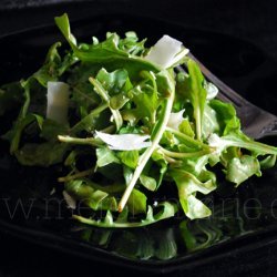 Arugula Salad with Shaved Parmesan and Balsamic Vinaigrette (Emeril Lagasse) recipe