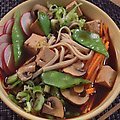 Asian Noodles in Broth with Vegetables and Tofu recipe