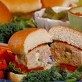 Blue Cheese-Stuffed Turkey Burgers (Robin Miller) recipe