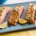 Broiled Salmon with Herb Mustard Glaze (Giada De Laurentiis) recipe