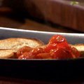 Bruschetta with Hot Cherry Tomatoes (Rachael Ray) recipe