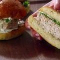 Chicken Burgers with Garlic-Rosemary Mayonnaise (Giada De Laurentiis) recipe