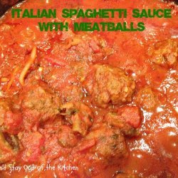 Italian Spaghetti Sauce with Meatballs recipe