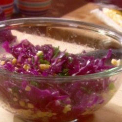 Corn and Red Cabbage Salad (Robin Miller) recipe