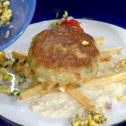 Crab Cakes with Creole Mustard Sauce (Food Network Kitchens) recipe