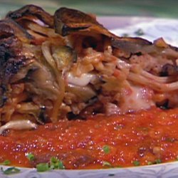 Eggplant and Bucatini Timbale (Emeril Lagasse) recipe
