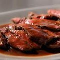 Flat Iron Steak with Cabernet Sauce (Sandra Lee) recipe