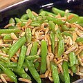 French Cut Green Beans with Almonds and Fried Onions (Rachael Ray) recipe