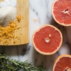 Grapefruit in a Simple Rosemary Syrup recipe