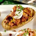 Grilled BBQ Potato Skins (Patrick and Gina Neely) recipe