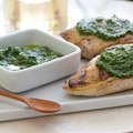 Grilled Chicken with Spinach and Pine Nut Pesto (Giada De Laurentiis) recipe