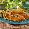 Grilled Corn with Piquillo Pepper Butter and Grated Manchego (Bobby Flay) recipe