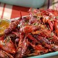 Grilled Crawfish with Spicy Tarragon Butter (Bobby Flay) recipe