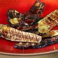Grilled Eggplant with Garlic Sauce and Mint (Bobby Flay) recipe