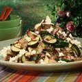 Grilled New Potatoes and Zucchini with Radicchio, Goat Cheese and Aged Sherry Vinaigrette (Bobby Flay) recipe