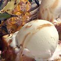 Grilled Pineapple with Pound Cake and Rum-Caramel Sauce (Bobby Flay) recipe